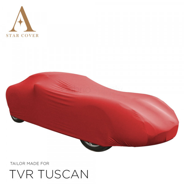 TVR Tuscan Cabrio Indoor Autoabdeckung - Maßgeschneidert - Rot