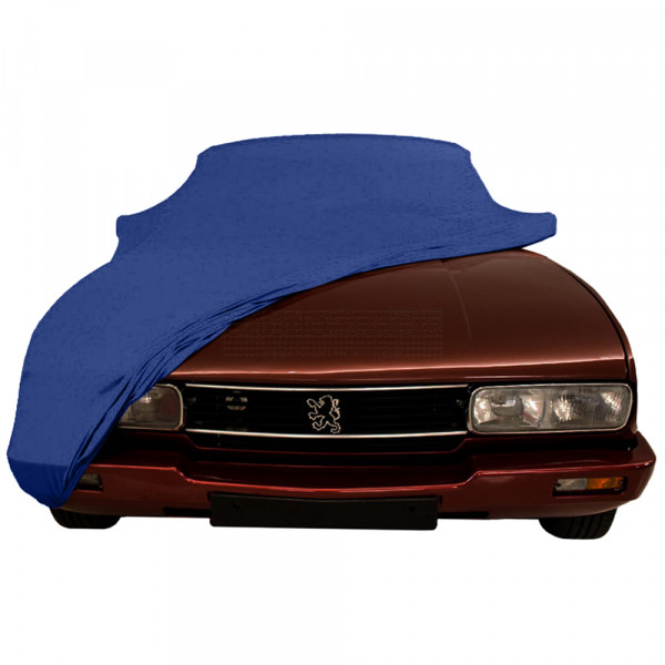 Peugeot 504 Cabrio Indoor Autoabdeckung - Maßgeschneidert - Blau