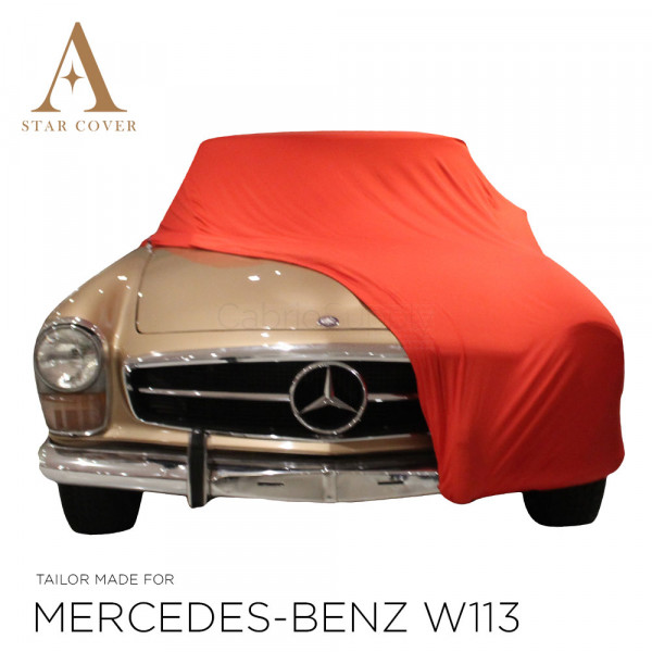 Mercedes-Benz W113 Pagode Indoor Autoabdeckung - Maßgeschneidert - Rot