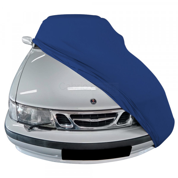 Saab 9-3 YS3D Cabrio Indoor Autoabdeckung - Maßgeschneidert - Blau