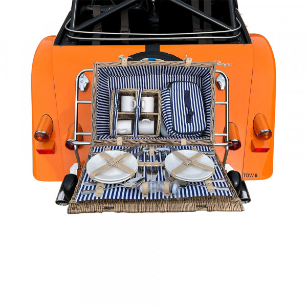 Cabrio Picknickkorb für 4 Personen 55 x 37 x 21 cm 