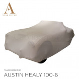 Austin-Healey 100 Autoabdeckung - Silbergrau