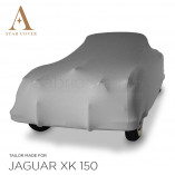 Jaguar XK150 Autoabdeckung - Maßgeschneidert - Silbergrau