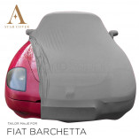 Fiat Barchetta Indoor Abdeckung Silbergrau - Spiegeltaschen