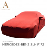 Mercedes-Benz SLK SLC R172 Autoabdeckung - Spiegeltaschen - Rot