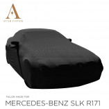 Mercedes-Benz SLK R171 Autoabdeckung - Maßgeschneidert - Spiegeltaschen -Schwarz