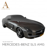 Mercedes-Benz SLS AMG Roadster Indoor Abdeckung - Spiegeltaschen