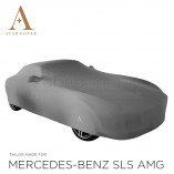 Mercedes-Benz SLS AMG Roadster Indoor Abdeckung - Spiegeltaschen