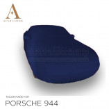 Porsche 944 & 968 Indoor Abdeckung - Spiegeltaschen - Blau