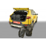 Kia Stonic (YB) 2017-heute (verstellbarer Ladeboden in oberer Position) Car-Bags Reisetaschen