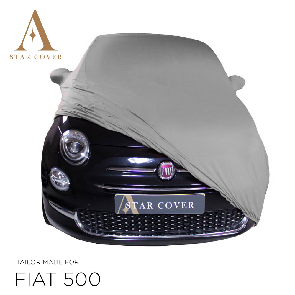 Fiat 500C Indoor Abdeckung - Spiegeltaschen