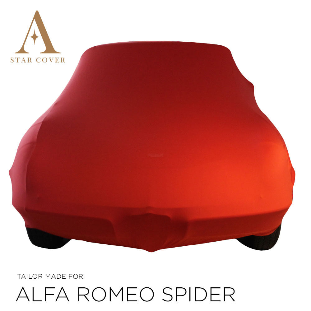 Alfa Romeo Spider 105 115 Autoabdeckung - Maßgeschneidert - Rot