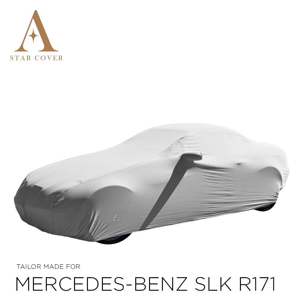AUTOABDECKUNG SCHWARZ Mercedes-Benz SLK-Class (R171) SCHUTZHÜLLE ABDECKPLANE  : : Auto & Motorrad